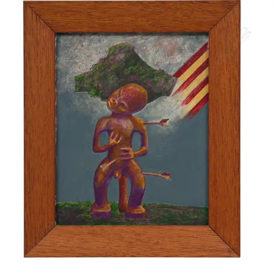 Malcolm Ross (1948-2003) 'Saint Sebastian for Ronald love from Malcolm',